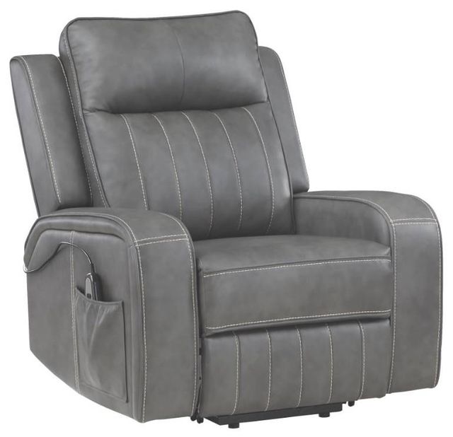 Coaster® Foley Gray Power Lift Recliner-1