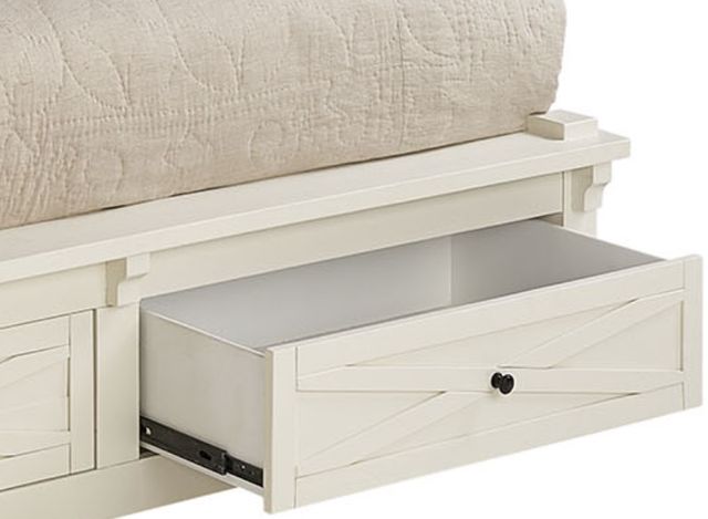 A-America® Sun Valley White Queen Storage Bed-1