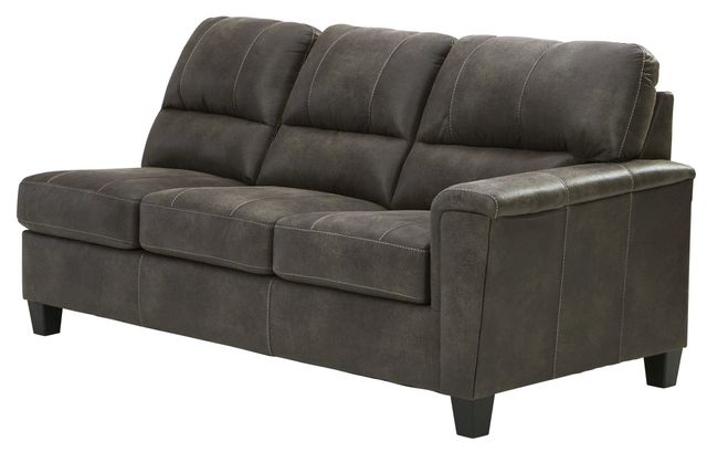 Signature Design by Ashley® Navi 2-Piece Smoke Left-Arm Facing Sectional and Chaise-3