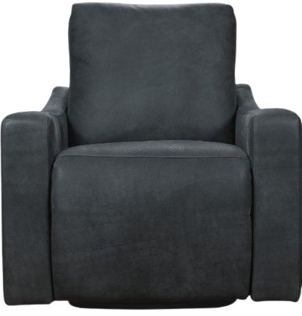 Hooker® Furniture Lewis Cordoba Noir Power Swivel Recliner-2