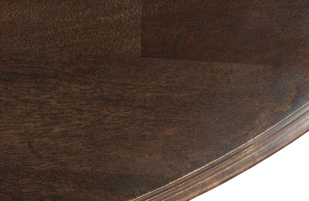 Home Trends & Design Nimes Vintage Brown Dining Table-3