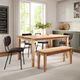 Jofran Inc. Colby 6-Piece Owen Dark Brown Dining Set-1