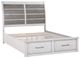 Homelegance® Ambrose Antique Gray/Antique White California King Storage Platform Bed-2