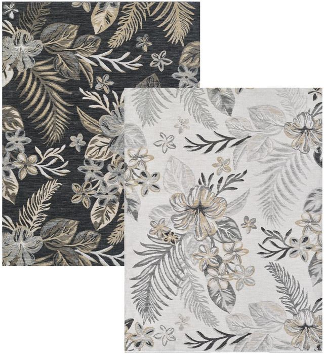 KAS Rugs Dahlia Brown/Ivory 5'x7' Area Rug-0