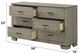 ACME Furniture Joanna Weathered Gray Dresser-3