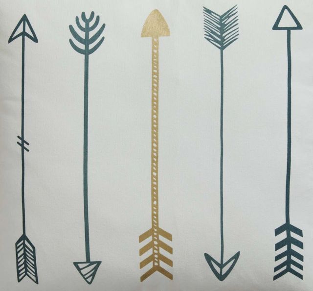 Signature Design by Ashley® Gyldan Gold/Teal/White Pillow-2