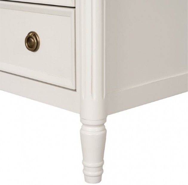 Furniture of America® Altamira White Oversized Nightstand-4