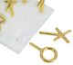 A & B Home Gold Banswara Marble Tic Tac Toe Game Decorative Object-4