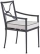 Universal Explore Home™ Customizable Coastal Living Outdoor Seneca Aluminum/Fabric Dining Chair-0