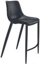Zuo Modern Magnus Set of 2 Black Bar Chairs-1
