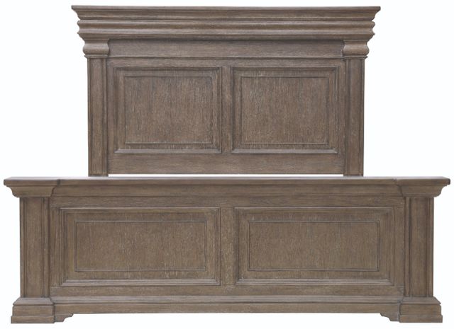 Pulaski™ Madison Ridge Natural Bark King Panel Bed-2