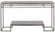 Uttermost® Clea Light Gray Wash Console Table with Brushed Nickel Base-3