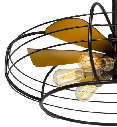 Cal® Lighting & Accessories Margo Dark Bronze Chandelier-1