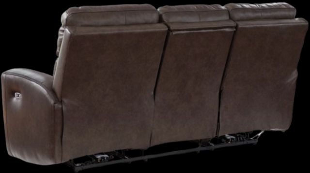 Signature Design by Ashley® Crossplex Smoke Power Reclining Sofa with Adjustable Headrest-2