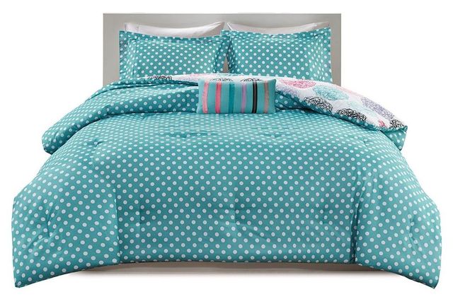 Olliix by Mi Zone Carly Purple Twin/Twin XL Reversible Comforter Set-1