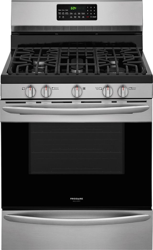 Frigidaire Gallery® 29.88" Stainless Steel Free Standing Gas Range-0