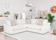 Franklin™ London 3-Piece Metz Snow L-Shape Sectional Loveseat-1