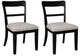 Signature Design by Ashley® Greddinton Black Upholstered Dining Side Chair-4