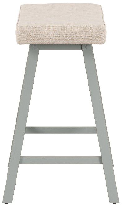 HH2 Home Moreno Antique Blue/Light Beige Counter Stool-2