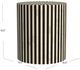 Bassett Mirror Teague Black/White Bone Accent Table-2