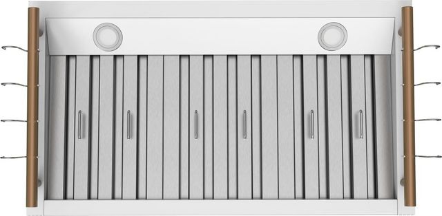 FORNO® Venezia Series Alta Qualita 36" White Wall Mounted Range Hood-4