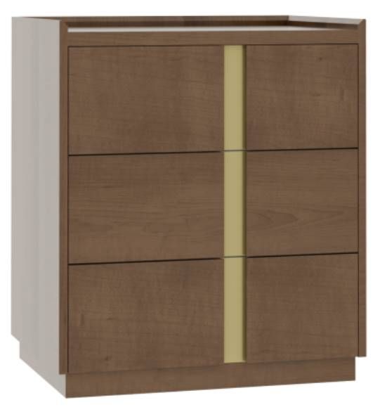 Country View Woodworking Verrado 28" Plinth Base Bedside Chest-0