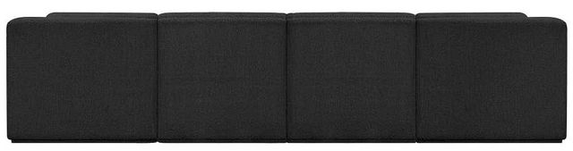 Meridian Furniture Ollie 4-Piece Black 128" Sofa-3