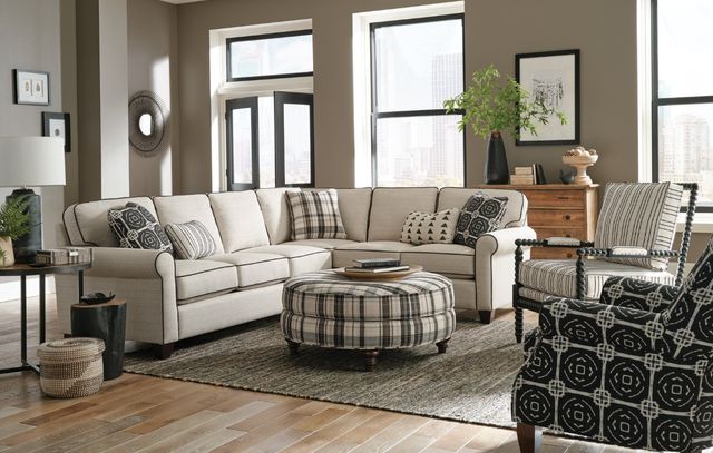 Craftmaster® Customizable Soft Haven Sectional-1