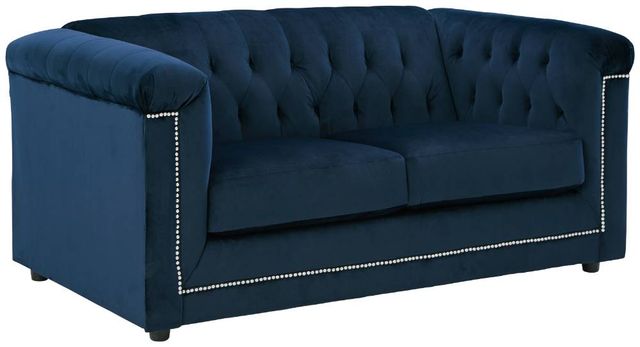 Signature Design by Ashley® Josanna 3-Piece Navy Living Room Set-2
