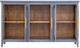 International Furniture Direct Brava Blue 6-Door Console-4