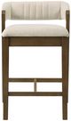 Armen Living Landyn Ecru/Sepia Bar Stool-4