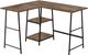 Monarch Specialties Inc. Brown L-Shaped Desk-0