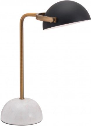 Zuo® Modern Irving Black/White  Table Lamp-0