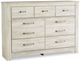 Signature Design by Ashley® Bellaby 5-Piece Whitewash Queen Panel Bed Set-2