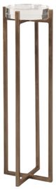 Century® Grand Tour Furniture Larchmont Acrylic Top Martini Table with Burnish Base-0
