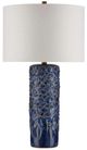 Currey & Company Fairmont Dark Blue Table Lamp-0