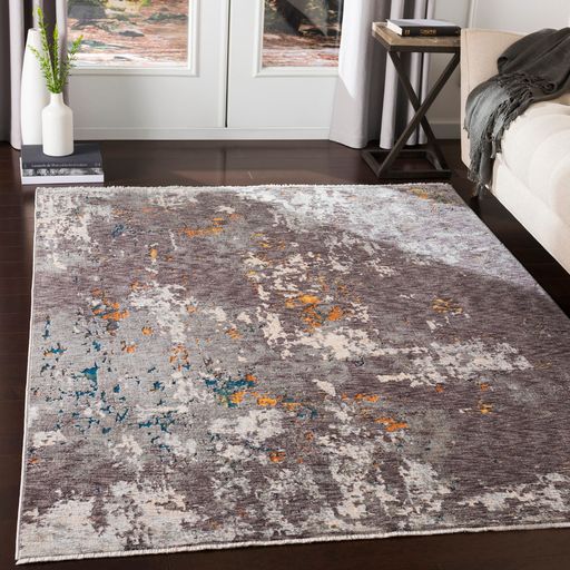 Surya Presidential Charcoal 3'x10' Runner Rug-4