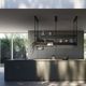 Falmec Spazio 70" Painted Black Steel Island Range Hood-2