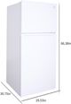 Kenmore® 30” 18.2 Cu.Ft. White Freestanding Top Freezer Refrigerator-1