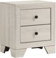 Crown Mark Atticus White Nighstand-0
