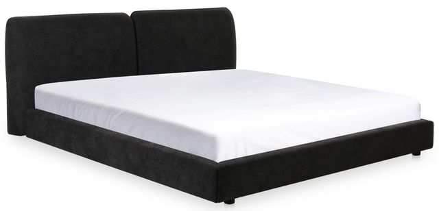 Moe's Home Collection Zeppelin Heather Black King Bed-0