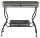 A & B Home Gray Tray Table-1