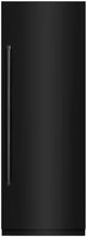 ZLINE 30 in. 16.7 Cu. Ft. Column Refrigerator in Black Stainless Steel with Graphite Gray Interior-0