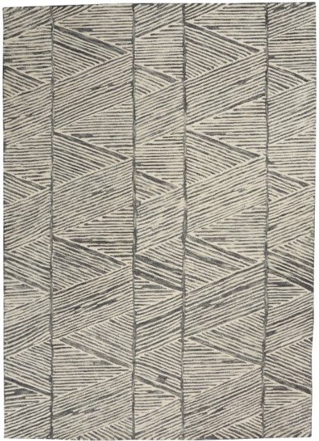 Nourison Home™ Colorado Gray/White 5'x7' Area Rug-0