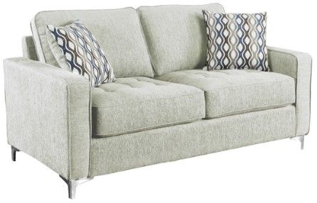 Mazin Furniture Hudson Platinum Loveseat-0