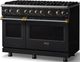 Viking® 5 Series 48" Onyx Pro Style Gas (NG) Range with Brushed Brass Trim-2