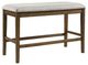 Homelegance® Balin Gray/Light Oak Counter Height Bench-0