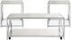 Elements International Braden 3-Piece Chrome Occasional Table Set-0