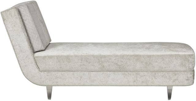 Michael Amini® Lanna Silver Mist/Storm Armless Chaise-2
