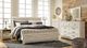 Signature Design by Ashley® Bellaby 2-Piece Whitewash Queen Crossbuck Panel Bed Set-3